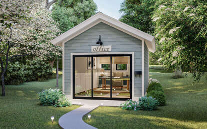 Cottage House Plan #963-00929 Elevation Photo