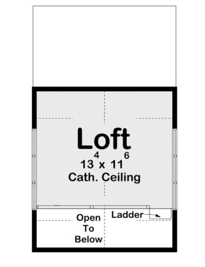 Second Floor for House Plan #963-00930