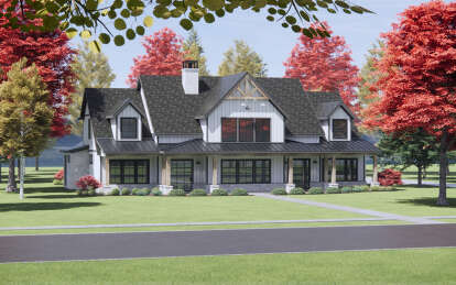 Modern Farmhouse House Plan #7983-00055 Elevation Photo