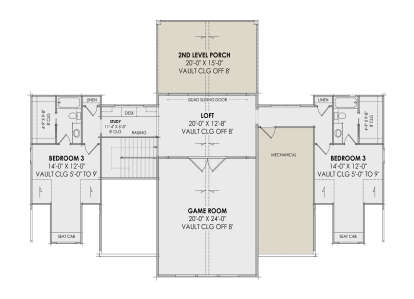 Second Floor for House Plan #7983-00055