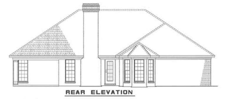 Ranch House Plan #110-00107 Elevation Photo