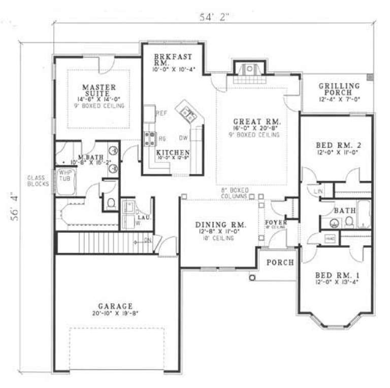 House Plan House Plan #3079 Drawing 1