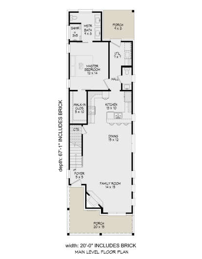 Main Floor  for House Plan #940-01003