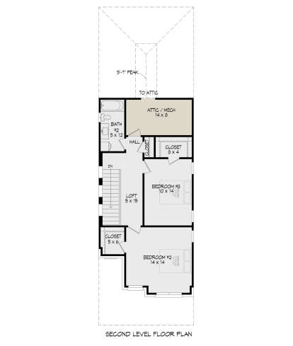 Second Floor for House Plan #940-01003