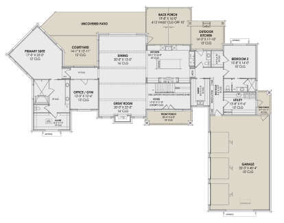 Main Floor  for House Plan #7983-00056