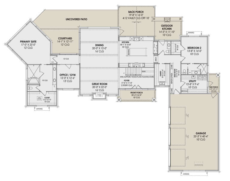 House Plan House Plan #30791 Drawing 1