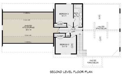 Second Floor for House Plan #940-01004