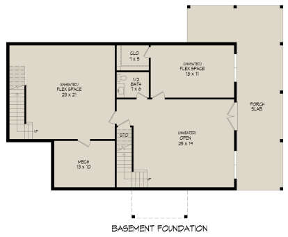 Basement for House Plan #940-01004