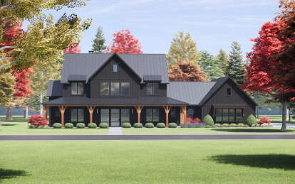 Modern Farmhouse House Plan #7983-00057 Elevation Photo