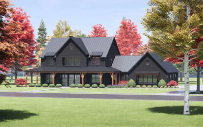 Modern Farmhouse House Plan #7983-00057 Elevation Photo