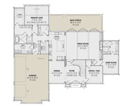 Main Floor  for House Plan #7983-00058