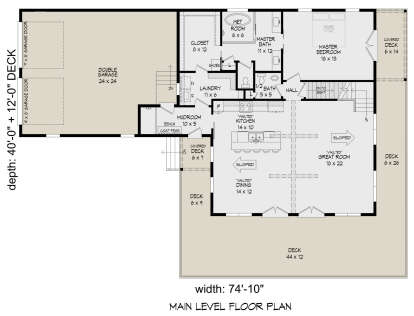 Main Floor  for House Plan #940-01006