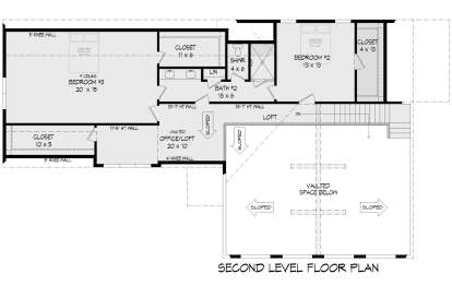 Second Floor for House Plan #940-01006