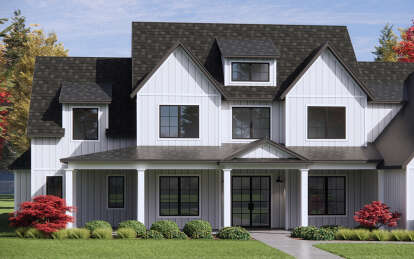 Modern Farmhouse House Plan #7983-00059 Elevation Photo