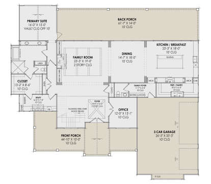 Main Floor  for House Plan #7983-00059