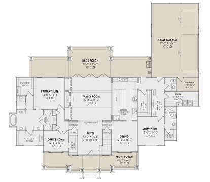 Main Floor  for House Plan #7983-00060