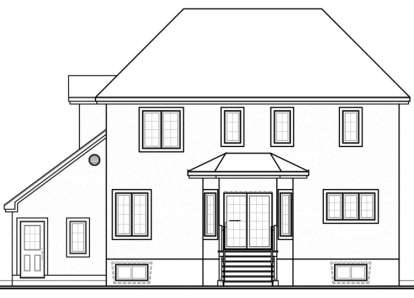 European House Plan #034-00034 Elevation Photo