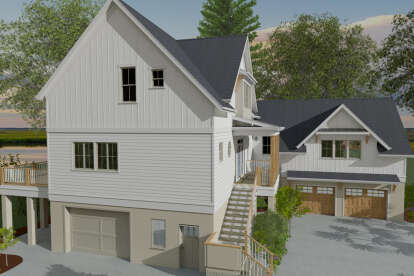Craftsman House Plan #6316-00001 Elevation Photo