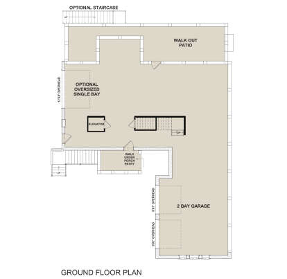 First Floor for House Plan #6316-00001