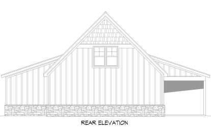 Barn House Plan #940-01008 Elevation Photo