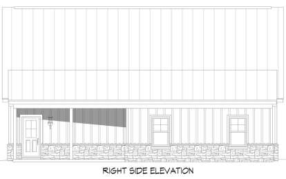 Barn House Plan #940-01008 Elevation Photo