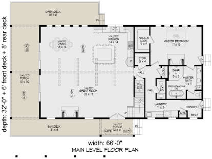 Main Floor  for House Plan #940-01010