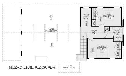 Second Floor for House Plan #940-01010