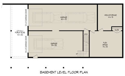Basement for House Plan #940-01010