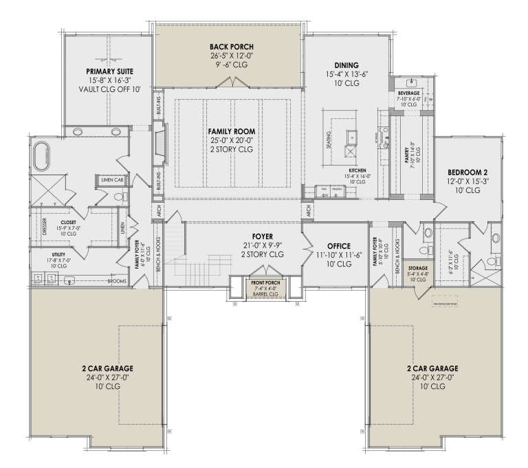House Plan House Plan #30804 Drawing 1