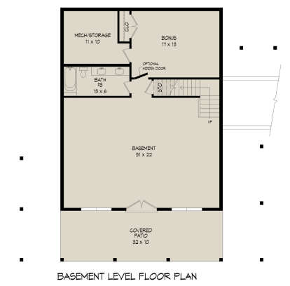 Basement for House Plan #940-01011