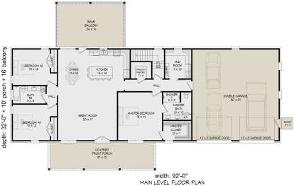 Main Floor  for House Plan #940-01012