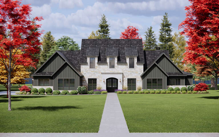 House Plan House Plan #30807 Front Elevation 