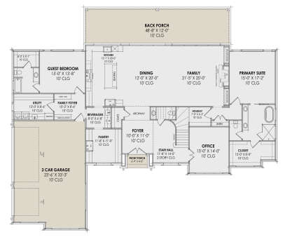 Main Floor  for House Plan #7983-00062
