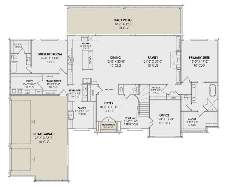 House Plan House Plan #30807 Drawing 1
