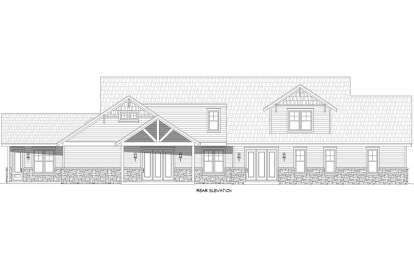 Craftsman House Plan #940-01013 Elevation Photo