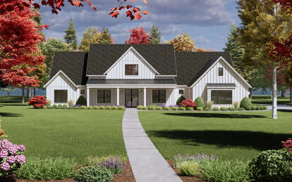 Modern Farmhouse House Plan #7983-00063 Elevation Photo