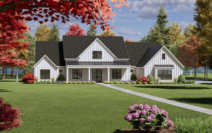 Modern Farmhouse House Plan #7983-00063 Elevation Photo