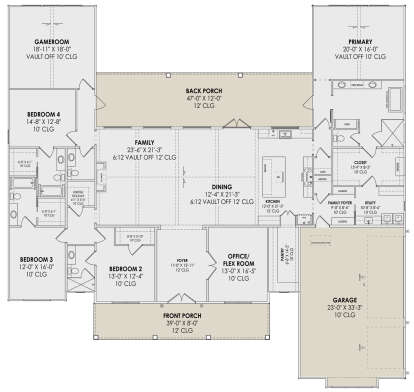 Main Floor  for House Plan #7983-00063
