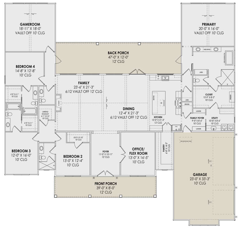 House Plan House Plan #30809 Drawing 1