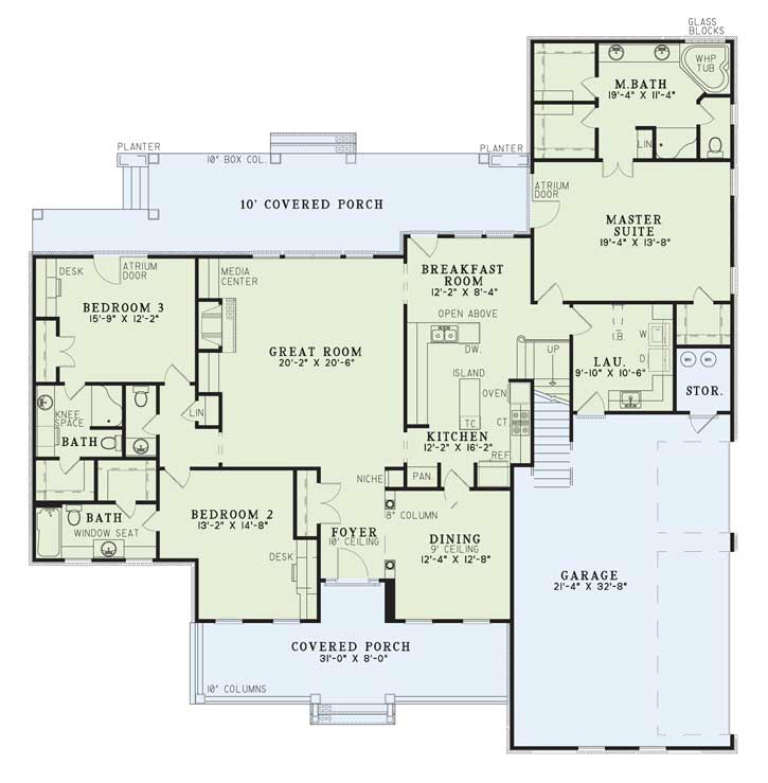 House Plan House Plan #3081 Drawing 1