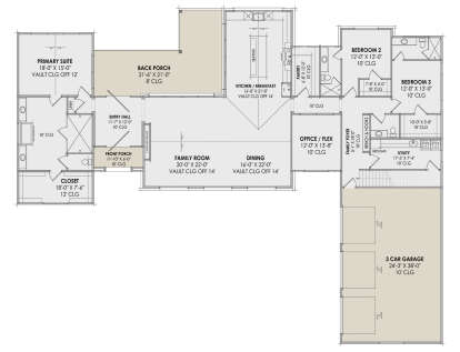 Main Floor  for House Plan #7983-00064