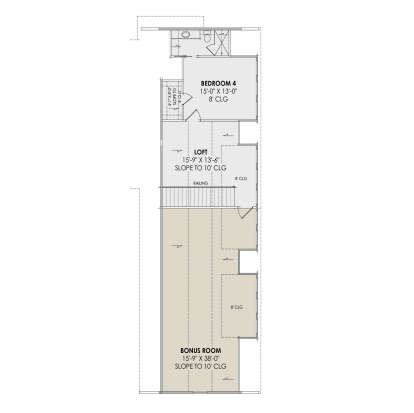 Second Floor for House Plan #7983-00064