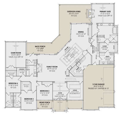 Main Floor  for House Plan #7983-00065