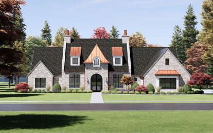 European House Plan #7983-00066 Elevation Photo