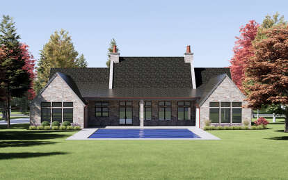 European House Plan #7983-00066 Elevation Photo