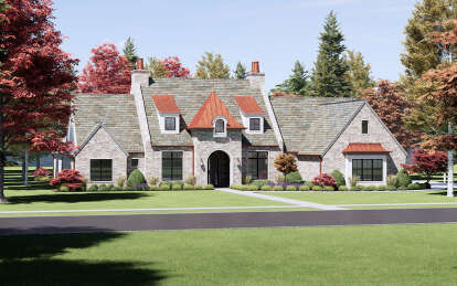 European House Plan #7983-00066 Elevation Photo