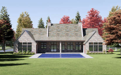 European House Plan #7983-00066 Elevation Photo