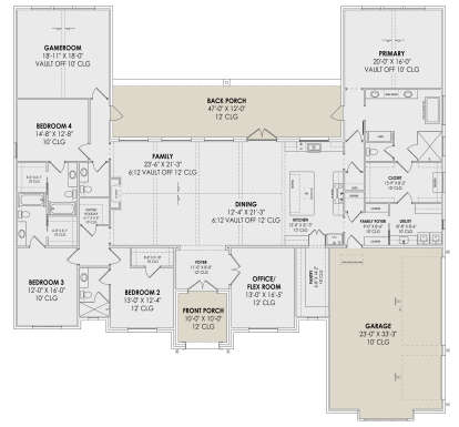 Main Floor  for House Plan #7983-00066