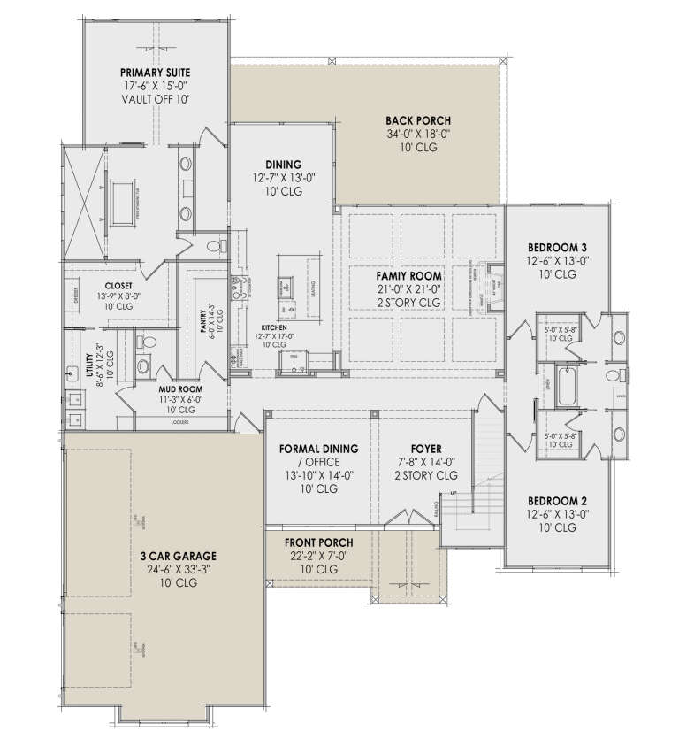 House Plan House Plan #30814 Drawing 1