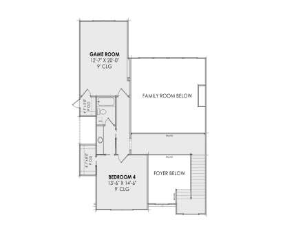 Second Floor for House Plan #7983-00067
